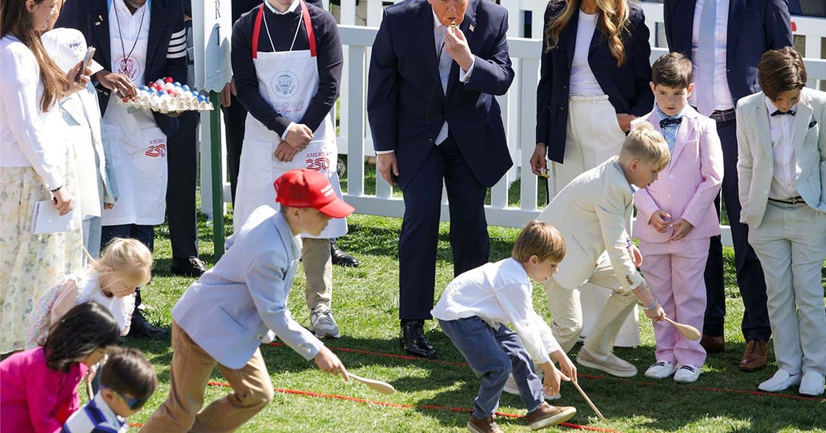 White House Easter Egg Roll 2026: President Trump, first lady welcome crowds to South Lawn