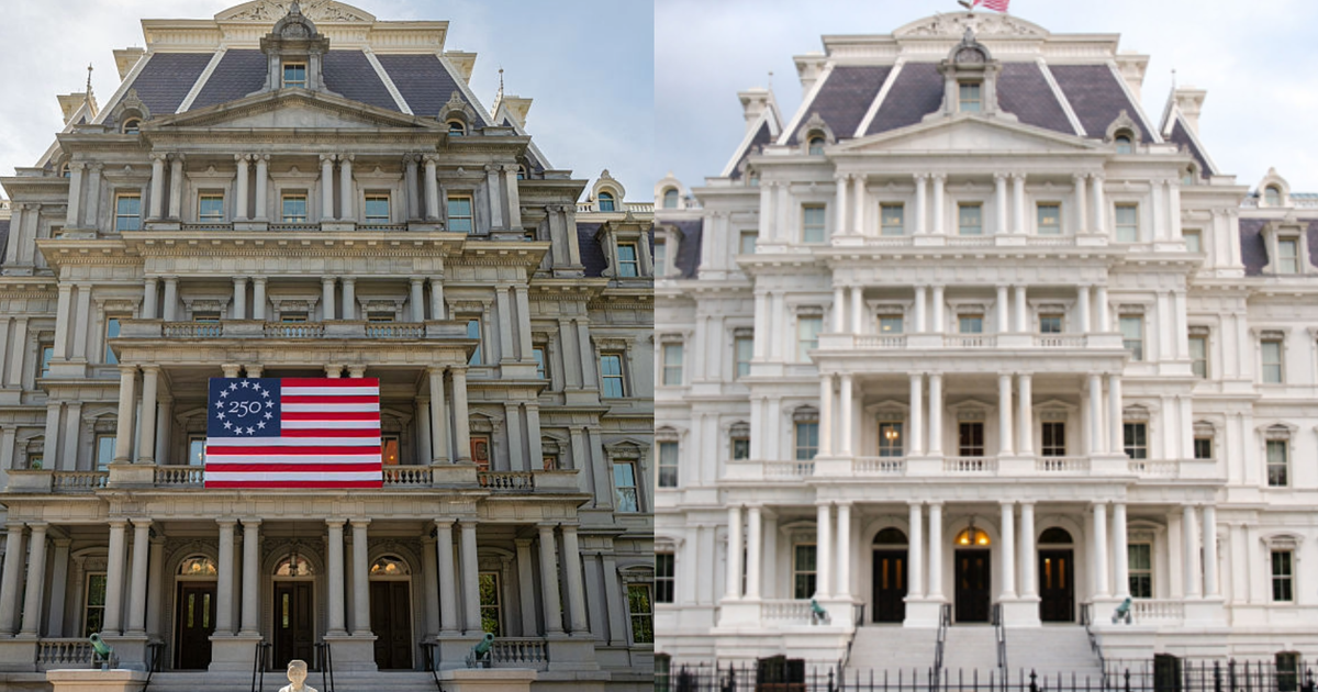 Trump plans to use 'magic white paint' to cover White House office building