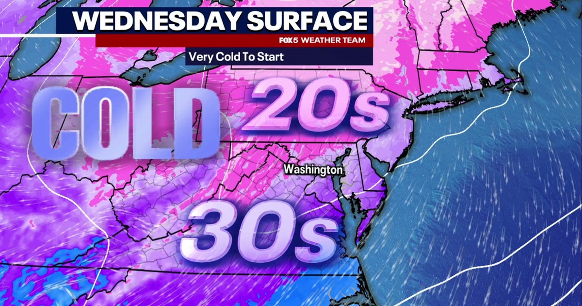 DC weather: Cold conditions across region Wednesday as temperatures dip ...