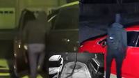 Vehicle break-in, theft spree caught on camera in St. Mary's County; 4 suspects sought