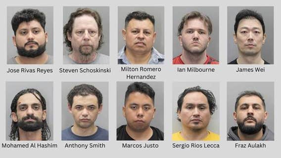 Undercover child predator sting in Fairfax County leads to 10 arrests
