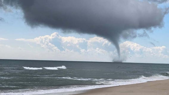 Waterspout spotted off Assateague Island