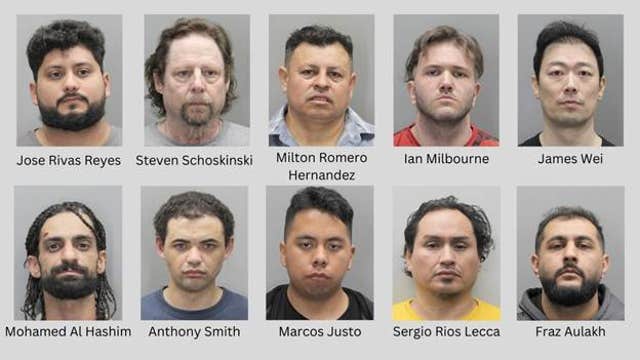 Undercover child predator string in Fairfax County leads to 10 arrests
