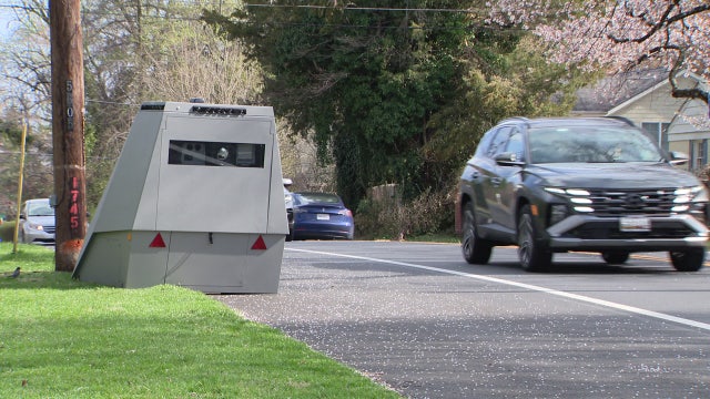 Massive speed camera spotted in Montgomery County