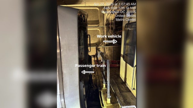 11 injured after WMATA work vehicle strikes stationary train at Metro Center Station