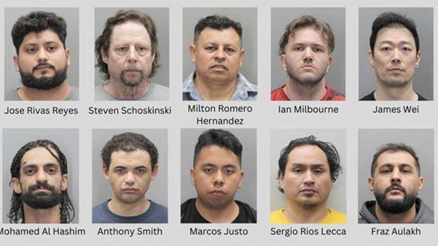 10 arrested in Fairfax County undercover child predator operation; what we know about the suspects