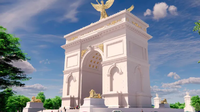 Trump's 'Triumphal Arch' under review Thursday after controversial renderings revealed