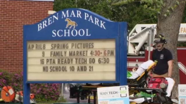 Fire breaks out at Bren Mar Park Elementary School in Fairfax County