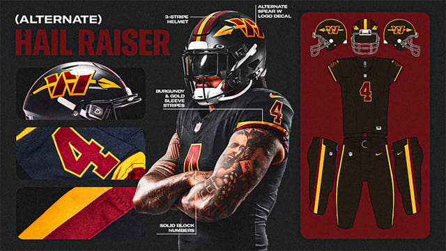 Washington Commanders unveil new 2026 uniforms, debut ‘Hail Raiser’ alternate