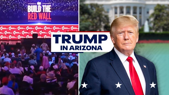 President Donald Trump spoke at Turning Point USA event in Phoenix