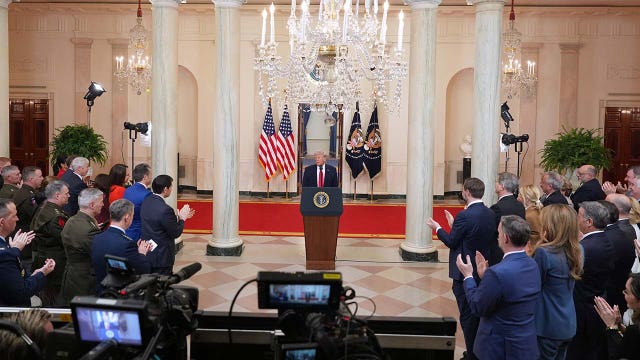 Reaction to President Trump’s first prime time speech on Iran conflict