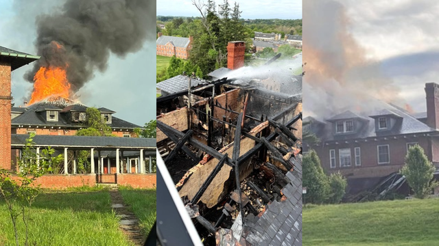 Arson investigation underway after 2 fires at former hospital buildings in Sykesville