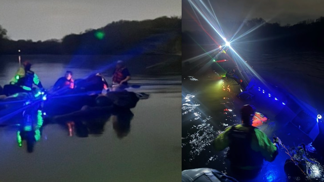 3 people clinging to tree rescued from Potomac River after boat crash