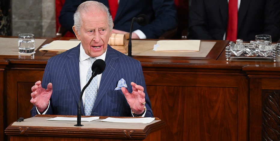 King Charles III delivers speech to Congress amid U.S. state visit