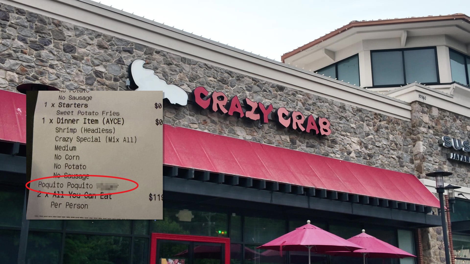 Woman finds racial slur written on receipt from Fairfax restaurant; waiter fired