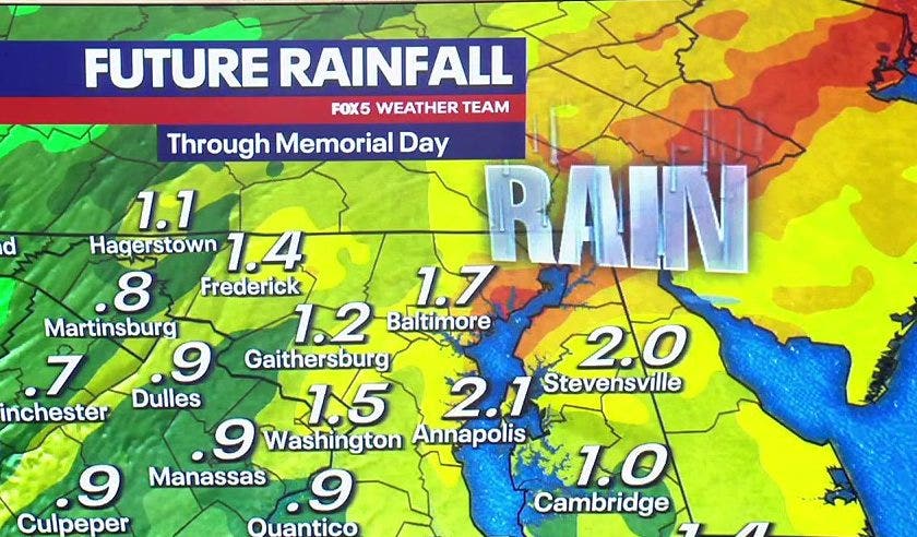 Memorial Day weekend forecast: Isolated thunderstorm possible; risk of dangerous rip currents