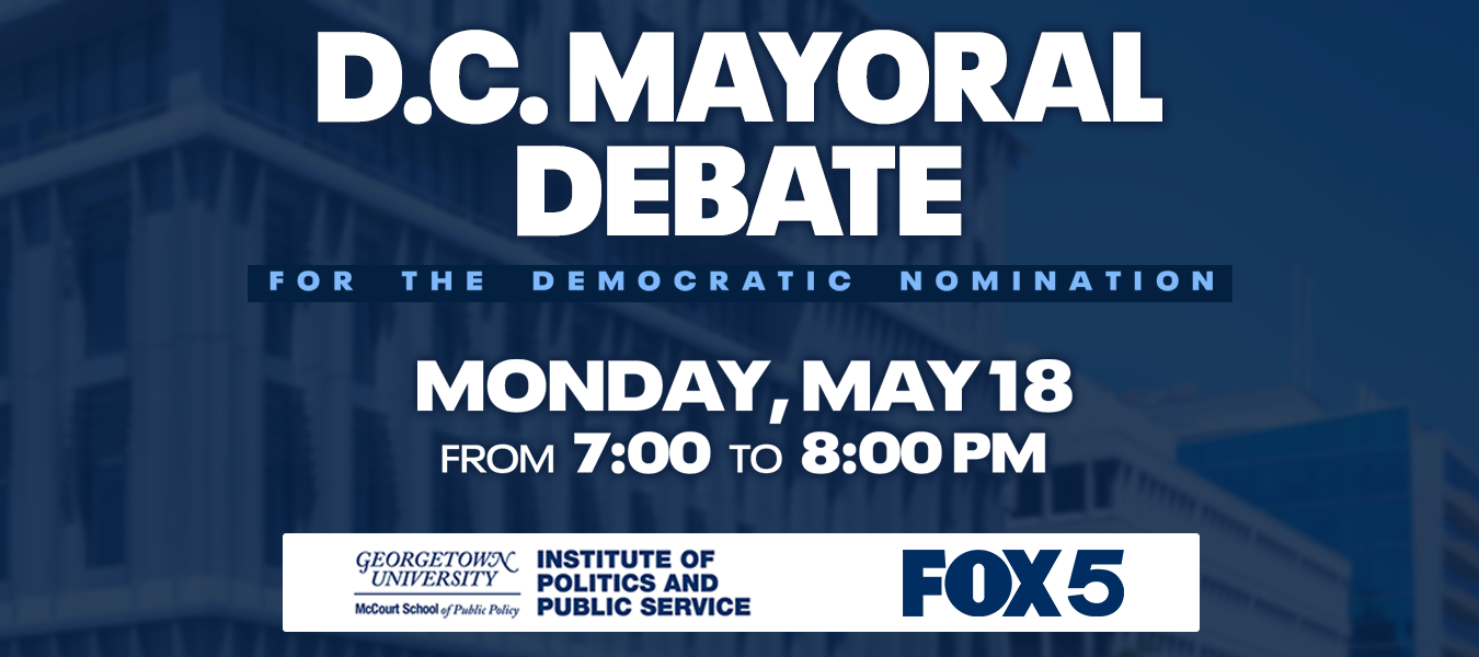 DC Democratic mayoral debate: Time, candidates, how to watch and more