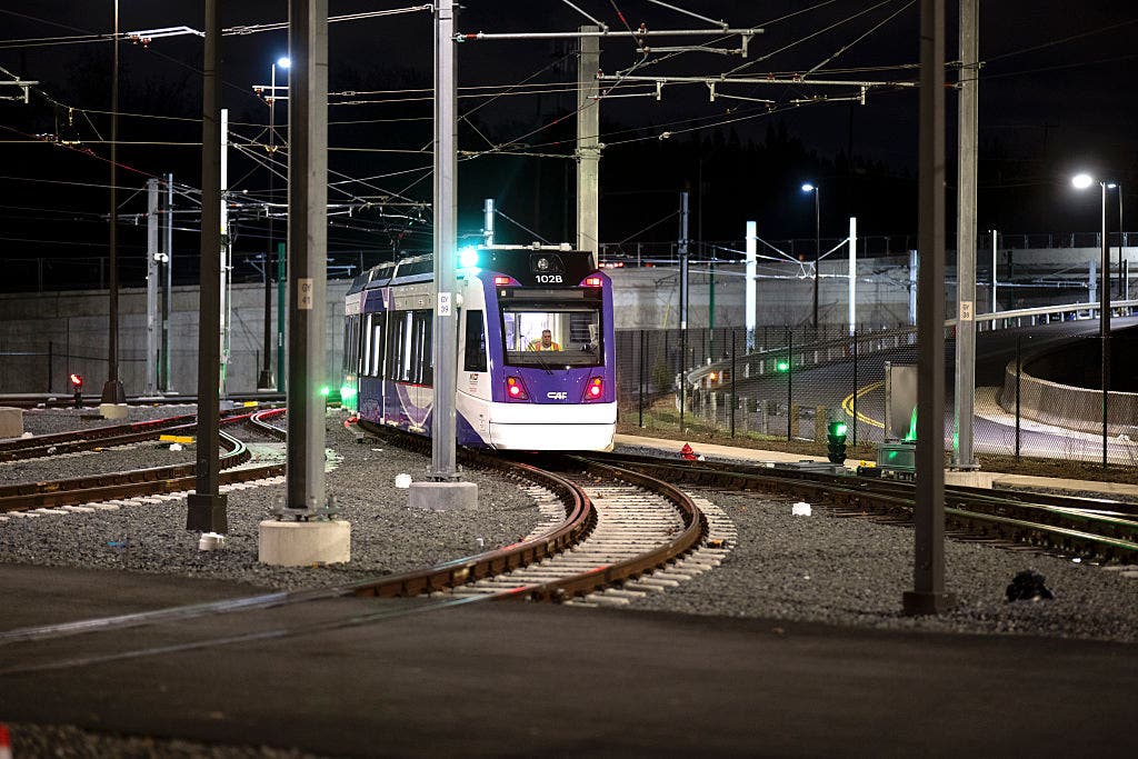 Maryland Purple Line reaches milestone with final track installed
