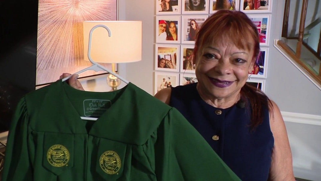 72-year-old grandmother graduates from George Mason University