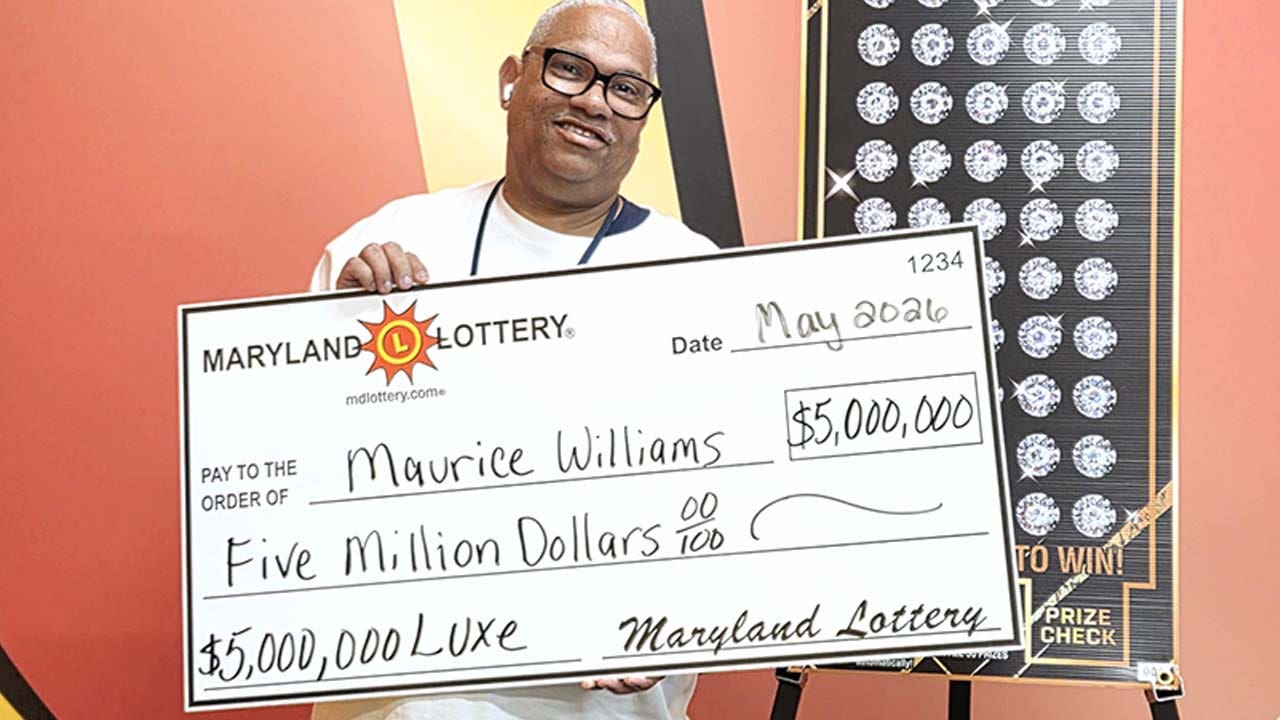 DC man wins $5 million Maryland Lottery scratch off prize
