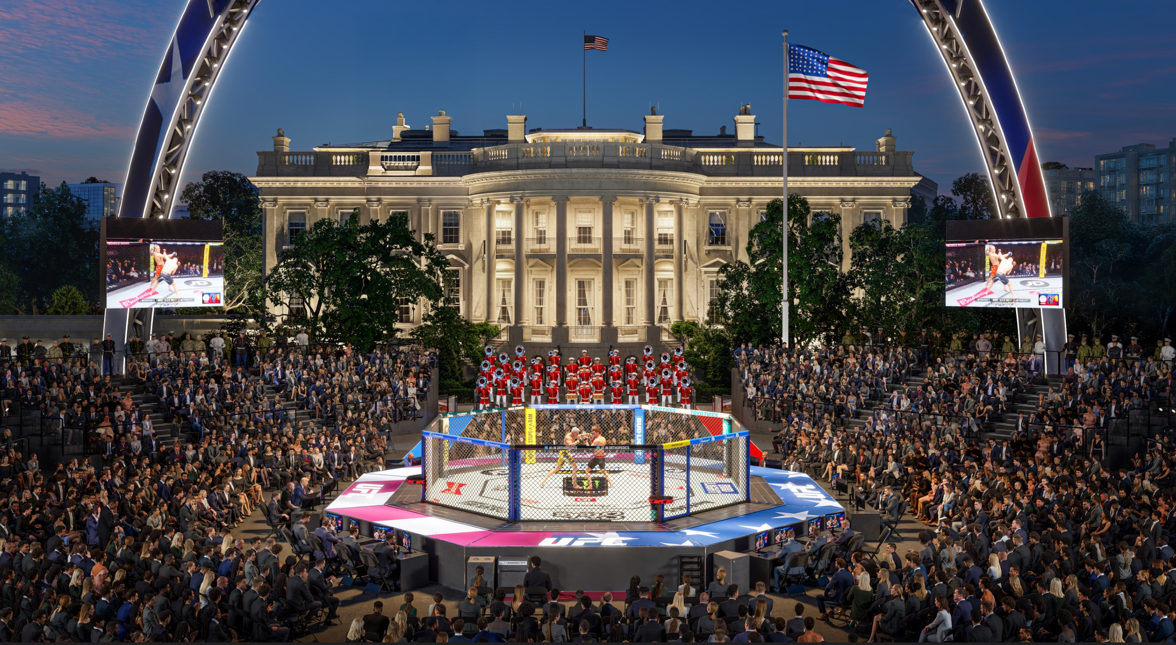 UFC releases renderings for White House fight, Freedom250 Fan Fest