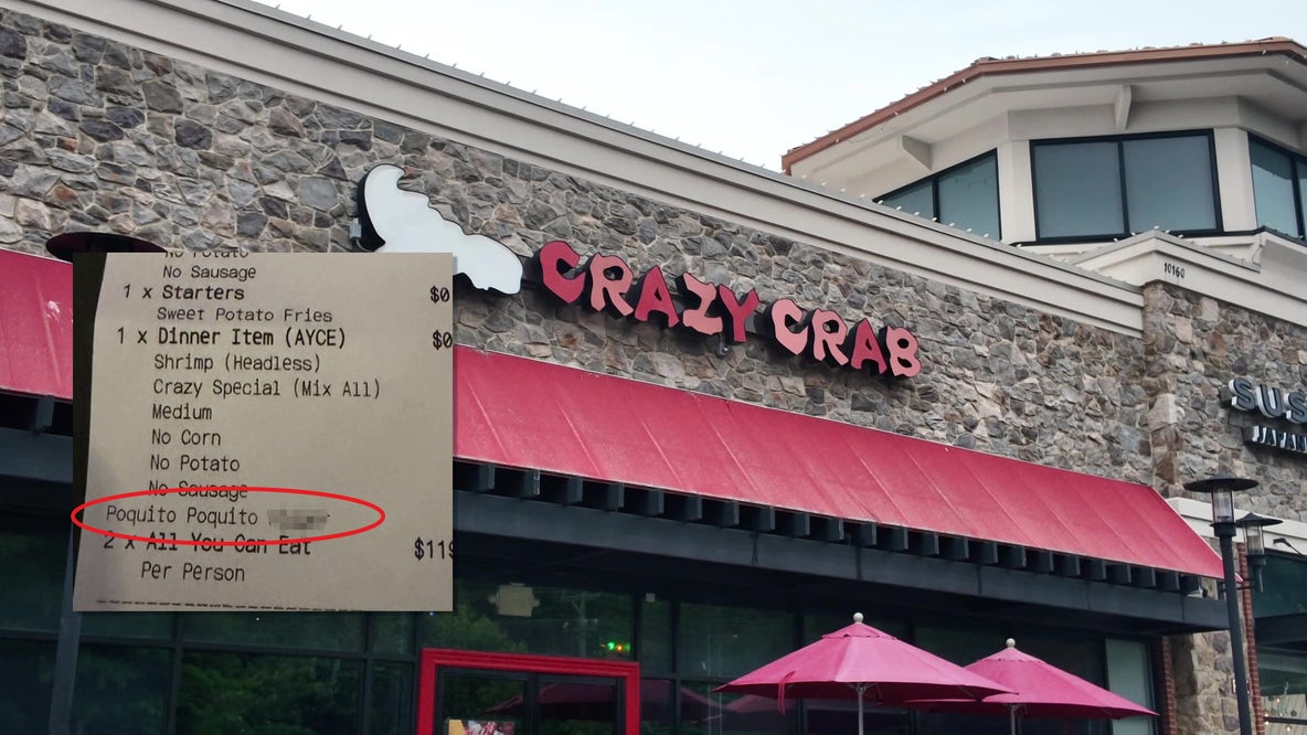 Woman finds racial slur written on receipt from Fairfax restaurant; waiter fired