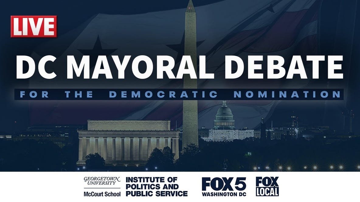 WATCH: DC Democratic mayoral debate