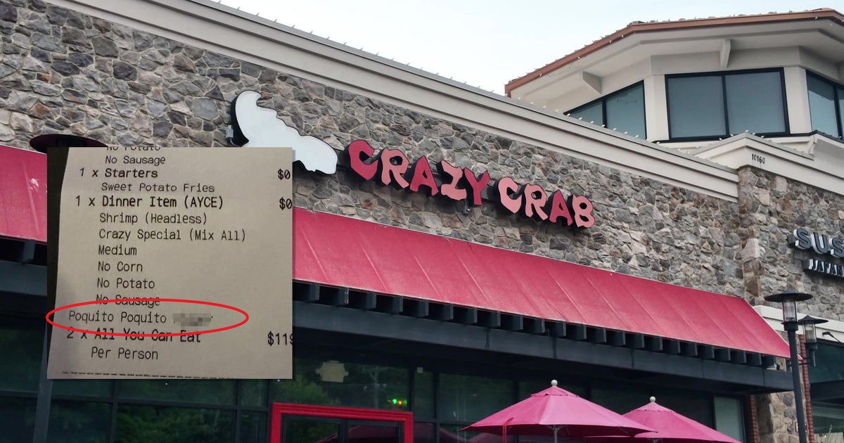 Woman finds racial slur written on receipt from Fairfax restaurant; waiter fired