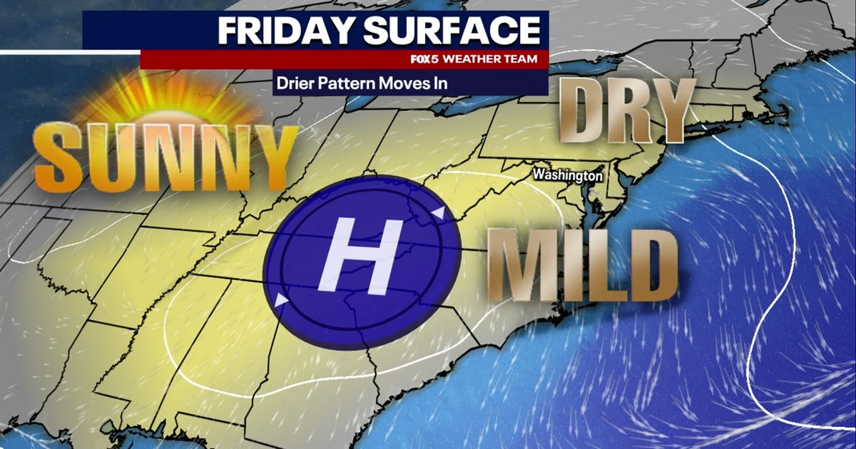 DC weather: Mild, breezy Friday with highs near 71 degrees; mostly dry ...