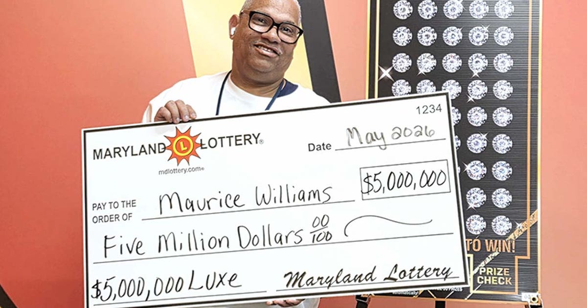 DC school bus driver wins $5 million Maryland Lottery scratch off prize