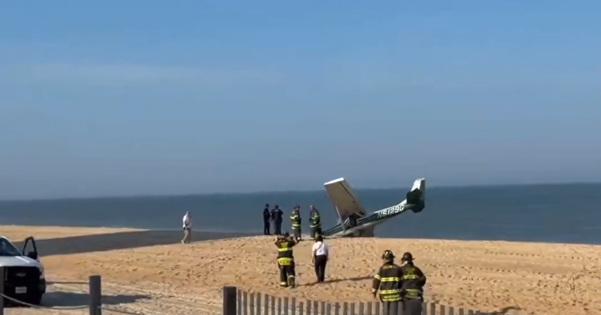 Plane makes emergency landing at Ocean City beach