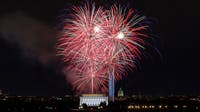 What time is Washington DC's America 250 firework show?