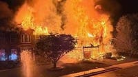 Washington County house fire ignites gas line, displaces 8, officials say