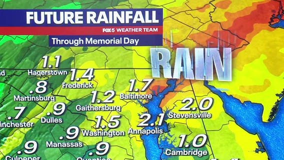 Memorial Day weekend forecast: Isolated thunderstorm possible; risk of dangerous rip currents