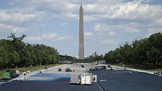 3 more charged in alleged Lincoln Memorial Reflecting Pool damage