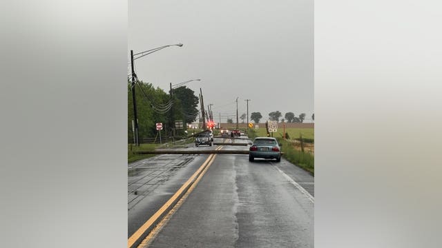 Power poles collapse along Route 85 in Frederick County, causing closures