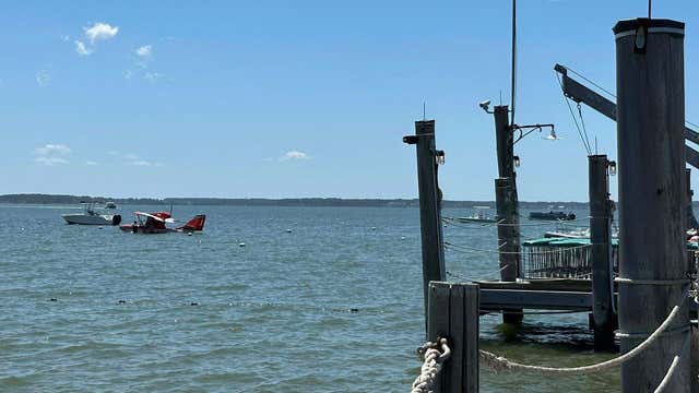 Small aircraft lands in Assawoman Bay after float detaches