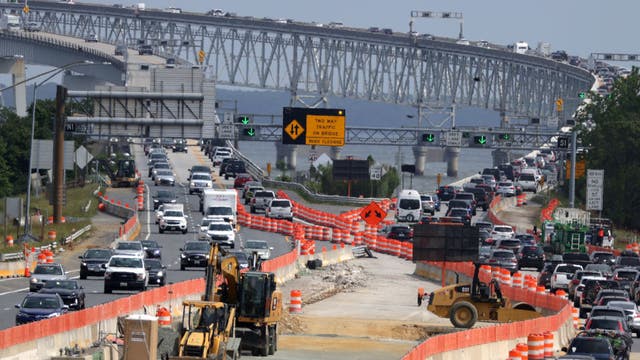 Memorial Day traffic: Best and worst times to travel, cross Maryland's Bay Bridge