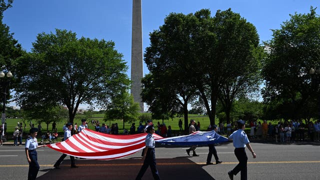 WATCH: National Memorial Day Parade in Washington, DC