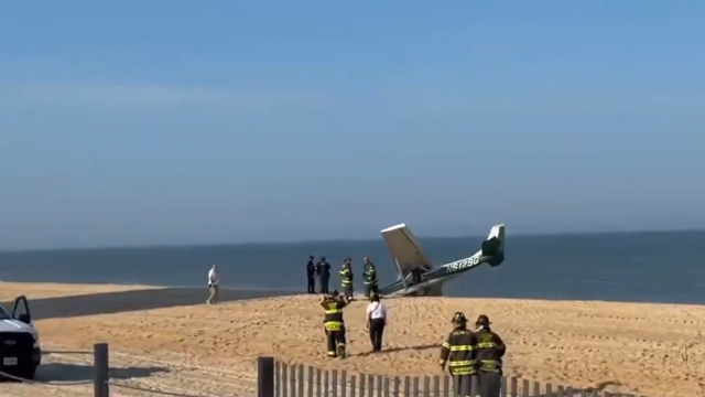 Plane makes emergency landing at Ocean City beach