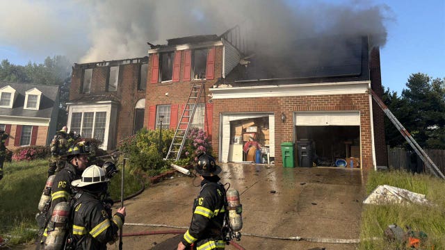 Man critically injured, 3 firefighters transported after Prince George’s County house fire