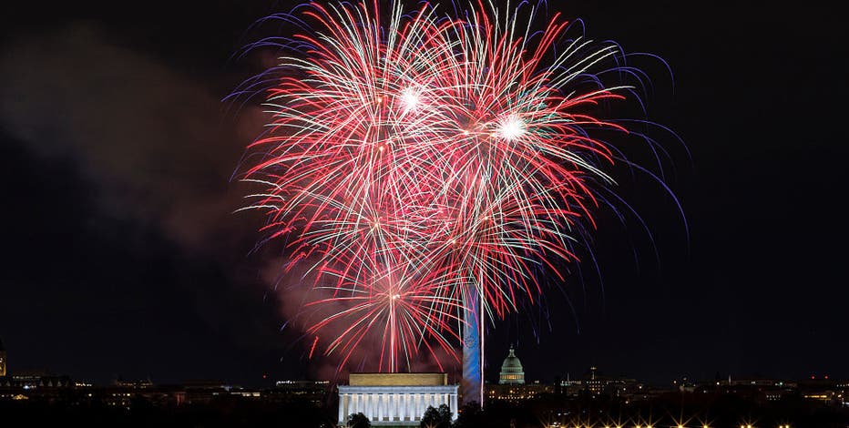 What time is Washington DC's America 250 firework show?