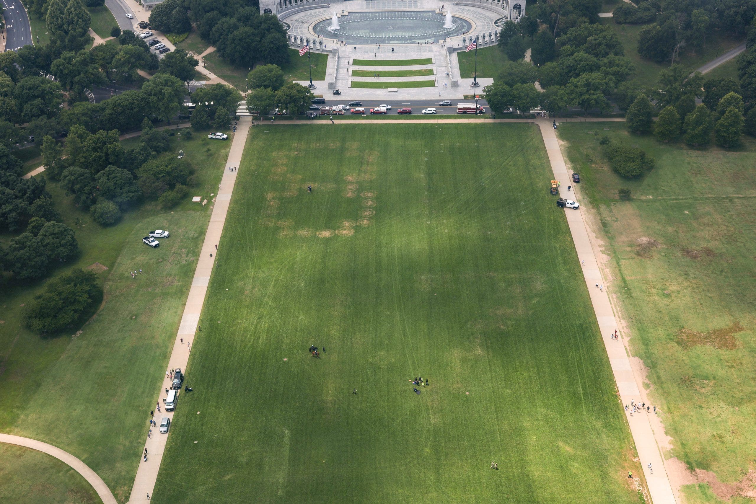 “8647” etched into National Mall grass under investigation