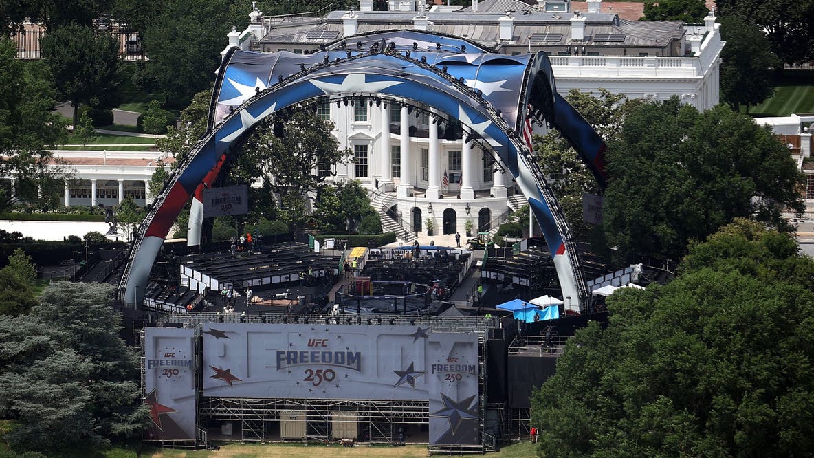 From sheep to martial arts: A look back at patriotic moments on the White House South Lawn