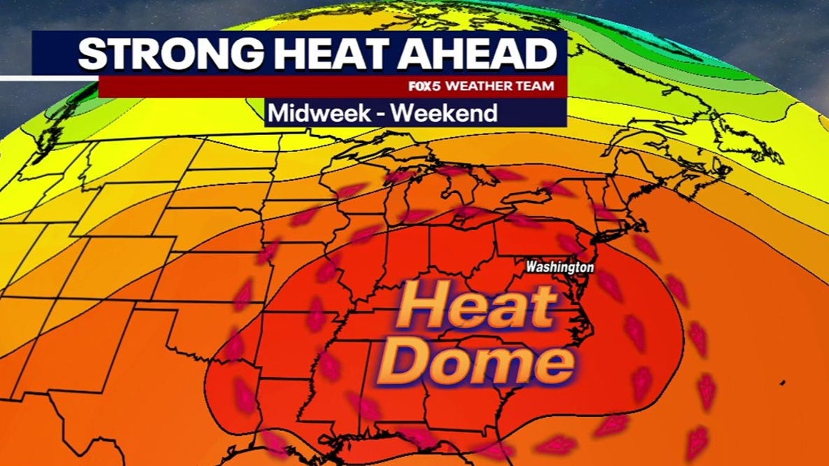 DC's heat dome will bring potentially record-breaking heat for days