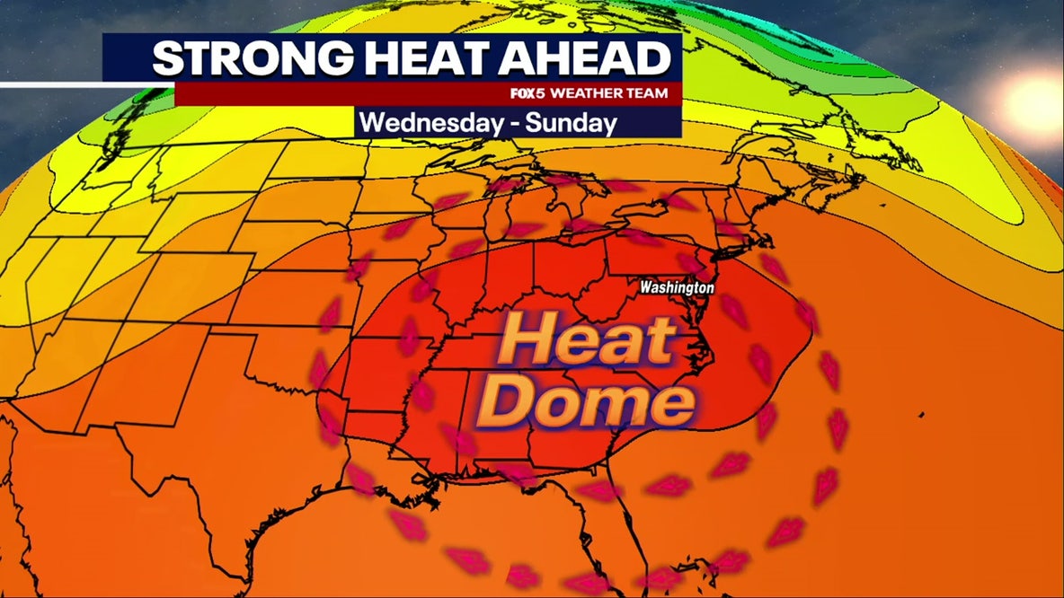 What is a heat dome? How will it impact the DC, Maryland and Virginia region?
