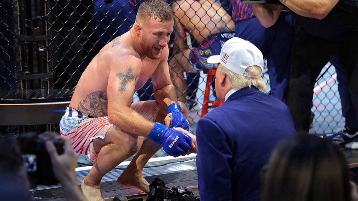 UFC Freedom 250: Gaethje stuns Topuria as Trump marks 80th birthday