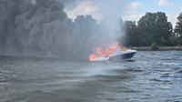 Boat catches fire in Potomac River: 5 rescued
