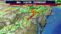 DC weather: Scattered showers and thunderstorms Monday could threaten evening commute