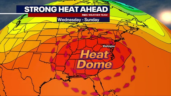 What is a heat dome? How will it impact the DC, Maryland and Virginia region?